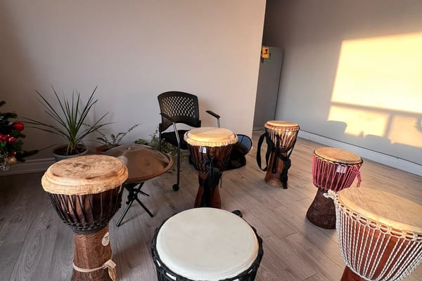 Hand drums at IMPACT Holistics